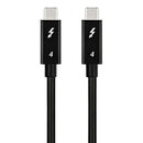 NÖRDIC 1m Thunderbolt 4 USB-C kabel 40Gbps 100W laddning 8K video kompatibel med USB 4 och Thunderbolt 3