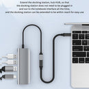 NÖRDIC 1m USB3.2 Gen2 SuperSpeed USB 10Gbps USB-C till C PVC förlängningskabel med Power Delivery 100W, 4K60Hz video och Emarker