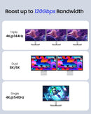 NÖRDIC 1m USB4 V2.0 120G 16K 240W compatible with TB4