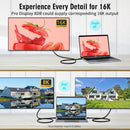 NÖRDIC 1m USB4 V2.0 120G 16K 240W kompatibel med Thunderbolt
