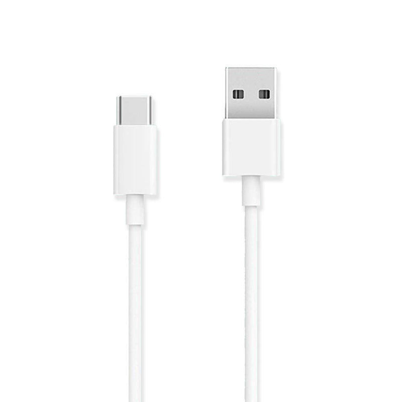 NÖRDIC 1m USB C 2.0 till USB A kabel 480Mbps vit