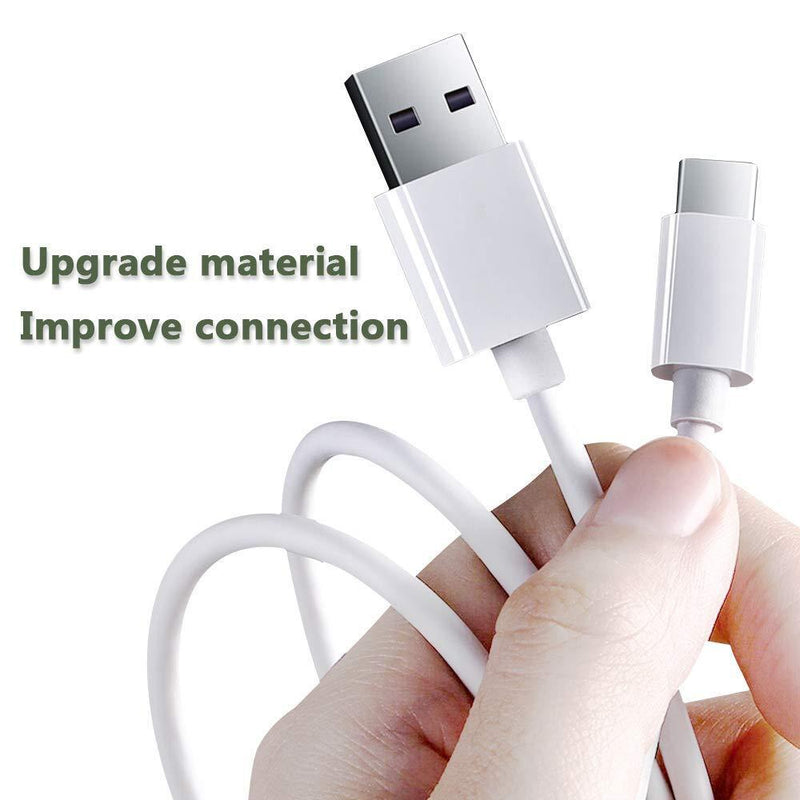 NÖRDIC 1m USB C 2.0 till USB A kabel 480Mbps vit