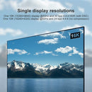 NÖRDIC 1 m nylonflätad DisplayPort 2.1 kabel DP80 UHBR20 80Gbps 16K/10K/8K@60Hz 4K@165/144Hz DSC 1.2a HDR HDCP 2.2 FreeSync G-Sync