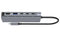 NÖRDIC 1 till 6 USB-C dockningsstation 1xHDMI 8K60Hz 4K120Hz 2xUSB-C 10G 1xUSB-A 10G 1xRJ45100W PD3.0 Macbook M1 M2 Thunderbolt 3 4 USB4
