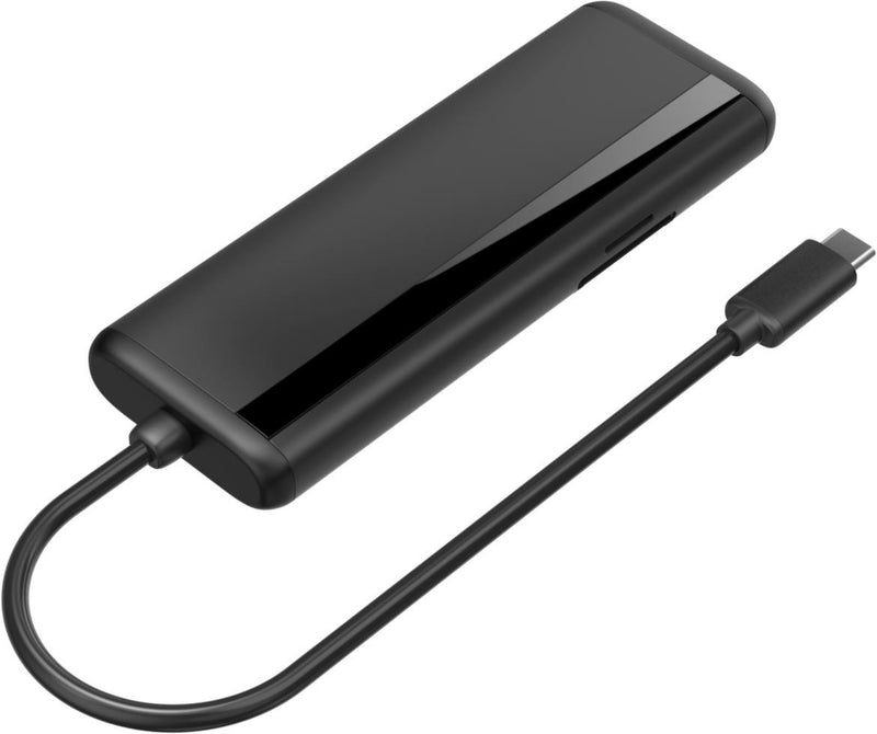 NÖRDIC 1 till 8 USB-C dockningsstation för dubbla monitorer 1xHDMI 1xDP 8K30Hz 4K120Hz PD3.0 100W 2xUSB-A 1xRJ45 Giga 1xSD 1xMicroSD Macbook M1 & M2 Thunderbolt 3/4 USB4