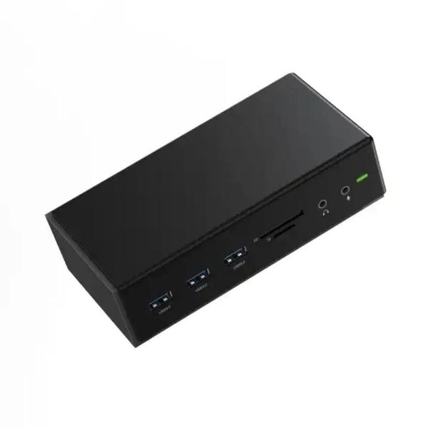 NÖRDIC 1 till 14 DisplayLink dockningsstation 2xHDMI 1xVGA 5xUSB-A 1xUSB-C 100W PD 2x SD/TF kortläsare 2x3.5mm AUX