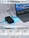 NÖRDIC 1 till 14 DisplayLink dockningsstation 2xHDMI 1xVGA 5xUSB-A 1xUSB-C 100W PD 2x SD/TF kortläsare 2x3.5mm AUX