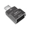 NÖRDIC 2 i 1 OTG USB3.1 A adapter to USB-C med kortläsare 2TB TF/Micro SD/Micro SDHC/Micro SDXC UHS-I