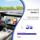 NÖRDIC 2-i-1 trådlös Android CarPlay-dongel, med USB-C-adapter, Plug & Play, WiFi 5,8 GHz, stöder iOS 10+ och Android 11+