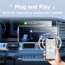 NÖRDIC 2-i-1 trådlös Android CarPlay-dongel, med USB-C-adapter, Plug & Play, WiFi 5,8 GHz, stöder iOS 10+ och Android 11+