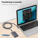 NÖRDIC 1,5m 10Gbps 5A Power Delivery PD100W med Emarker USB3.2 Gen2 USB-C till C kabel snabb laddning