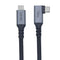 NÖRDIC 2m 10Gbps 5A Power Delivery PD100W med Emarker USB3.2 Gen2 USB-C till C kabel snabb laddning