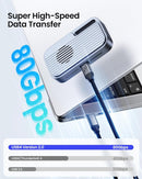 NÖRDIC 2m USB4 V2.0 120G 16K 240W compatible with TB4