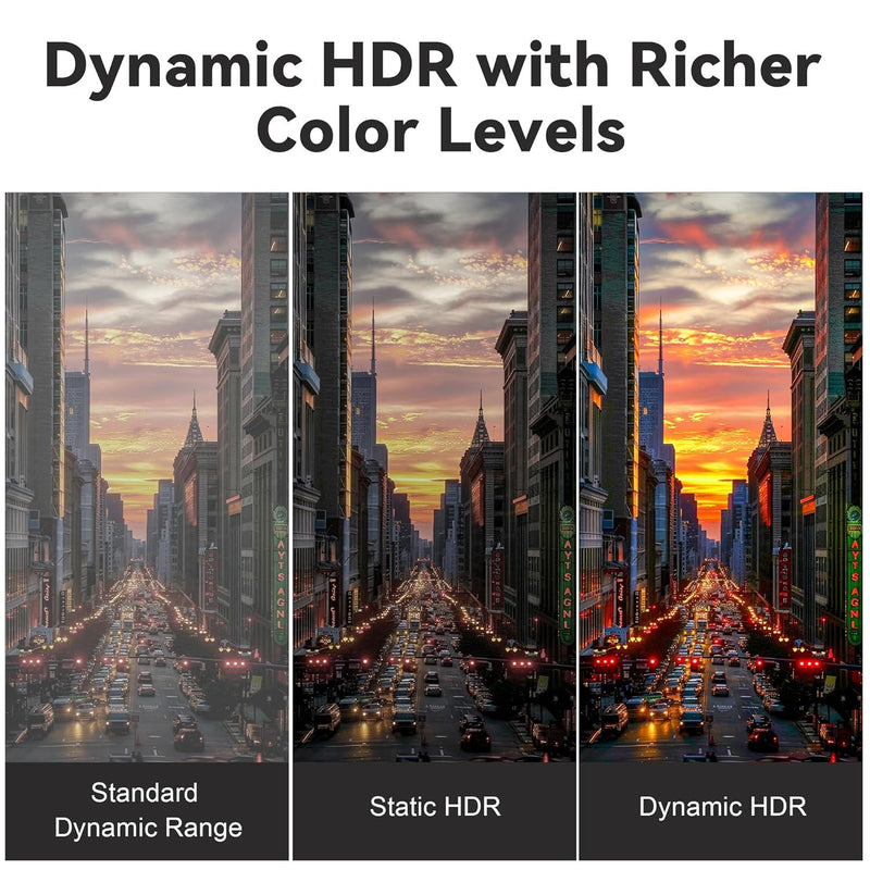 NÖRDIC 30m aktiv AOC Optisk Fiberkabel HDMI 2.1 8K 60Hz 4K 120Hz 48Gbps Dynamic HDR, eARC, VRR kompatibel med RTX 3080 3090