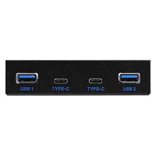 NÖRDIC  3,5" Floppy frontpanel 2xUSB-C 5Gbps 2xUSB3.0 20pin kontakt