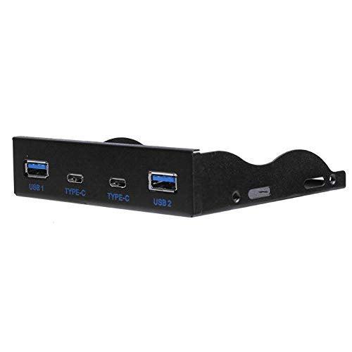 NÖRDIC  3,5" Floppy frontpanel 2xUSB-C 5Gbps 2xUSB3.0 20pin kontakt