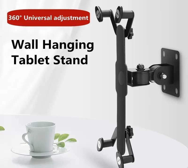 NÖRDIC 360 rotating metal tablet holder  wall mount stand aluminum alloy for 7-13 inches