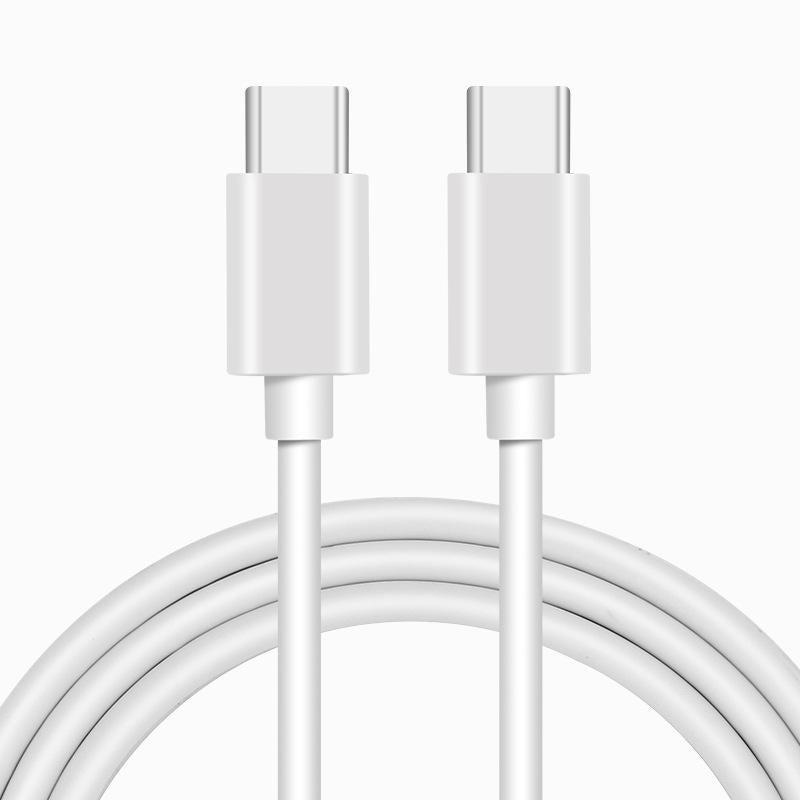 NÖRDIC 3m USB 2.0 USB-C till C kabel 2,4A 480Mbps 12W