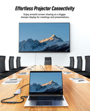 NÖRDIC 3m USB3.2 Gen2 20Gbps USB-C till C nylonflätad förlängningskabel med Power Delivery 240W 4K60Hz