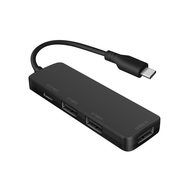 NÖRDIC 4 ports USB-C 2.0 Hubb 3xUSB-A 480Mbps 1xUSB-C 480Mbps