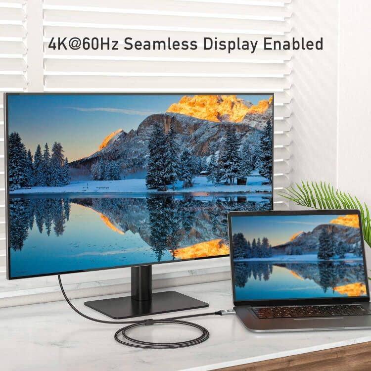 NÖRDIC 50cm Displayport till HDMI 4K60Hz Dynamic HDR 18Gbps