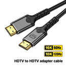 NÖRDIC 5m HDMI 2.2 kabel 96 Gbps, stöd för 16K 60Hz, 8K 240Hz, 4K 480Hz, HDCP 2.2 & 2.3, DTS:X, Dynamic HDR10+ och eARC