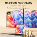 NÖRDIC 5m HDMI 2.2 kabel 96 Gbps, stöd för 16K 60Hz, 8K 240Hz, 4K 480Hz, HDCP 2.2 & 2.3, DTS:X, Dynamic HDR10+ och eARC