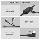 NÖRDIC 5m USB3.2 Gen 1 aktiv VR datalink kabel USB-C till A 5Gbps