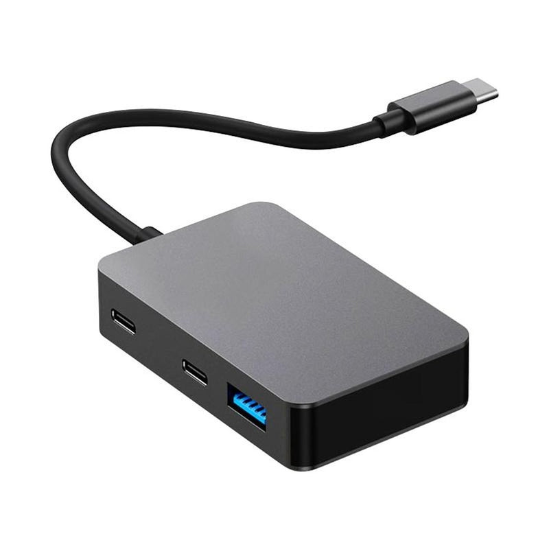 NÖRDIC 5 ports USB-C hubb  3xUSB-A 3.1 5Gbps 1xUSB-C 480Mbps 1xUSB-C PD 90W