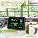 NÖRDIC 7,5" LCD Trådlös Väderstation Hygrometer Termometer Månfaser Barometer RCC Radiokontrollerad Väckarklocka Soltid