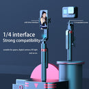NÖRDIC AI Auto Face Tracking Selfie-stick – 360° rotation + 270° tilt, 4-i-1 mobilstativ, 180 cm stativ i aluminium med 4 ben