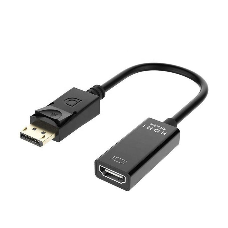 NÖRDIC Adapter Displayport 1.2 hane till HDMI hona 4K 30Hz svart