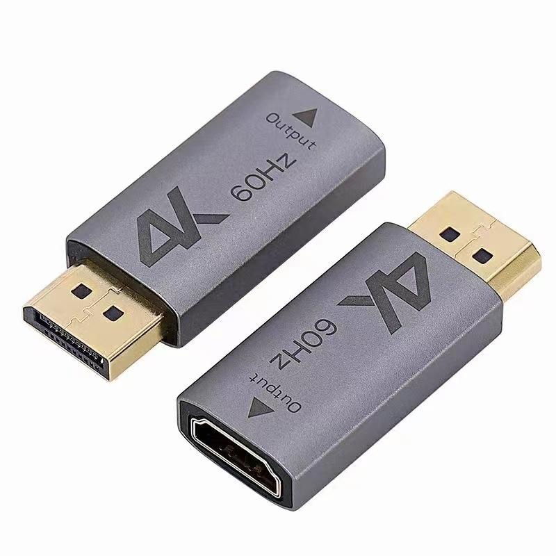 NÖRDIC Aktiv adapter Displayport1.2  hane till HDMI1.4b hona 4K 60Hz Eyefinity svart