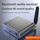 NÖRDIC Bluetooth 5.2 Music Receiver, HiFi AUX Optical Coaxial Output, Wireless Audio Adapter for Home Stereo Headphones Speakers