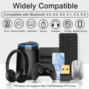 NÖRDIC Bluetooth 6.0 trådlös Bluetooth-dongel/mottagare, Plug and Play, Windows 11/10/8.1, för styrning, hörlurar, tangentbord, mus