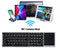 NÖRDIC Bluetooth-tangentbord med pekplatta US Layout 64keys MacOS, iOS, Windows, Android