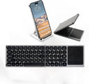 NÖRDIC Bluetooth-tangentbord med pekplatta US Layout 64keys MacOS, iOS, Windows, Android