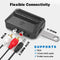 NÖRDIC Bluetooth Receiver 5.3 RCA 3.5mm AUX  with NFC MicroSD Card USB Memory