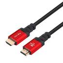 NÖRDIC CERTIFIED CABLES 1,5m Ultra High Speed HDMI 2.1 8K 60Hz 4K 120Hz 48Gbps Dynamic HDR eARC Game Mode VRR Dolby ATMOS nylonflätad guldpläterad