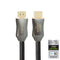 NÖRDIC CERTIFIED CABLES 1,5m Ultra High Speed HDMI 2.1 8K 60Hz 4K 120Hz 48Gbps Dynamic HDR eARC VRR nylonflätad kabel guldpläterad extra slitstark