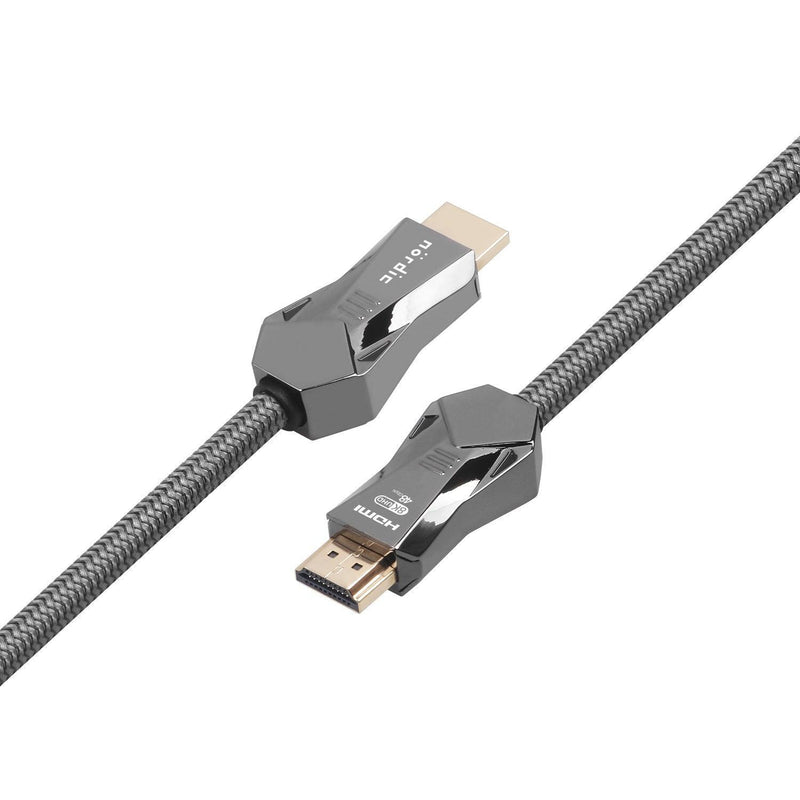 NÖRDIC CERTIFIED CABLES 3m Ultra High Speed HDMI 2.1 8K 60Hz 4K 120Hz 48Gbps Dynamic HDR eARC VRR nylonflätad kabel guldpläterad