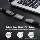 NÖRDIC Displayport adapter Female to Female 8K60Hz 4K60/144Hz