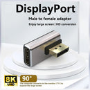 NÖRDIC Displayport adapter Male to Female 8K60Hz 4K60/144Hz