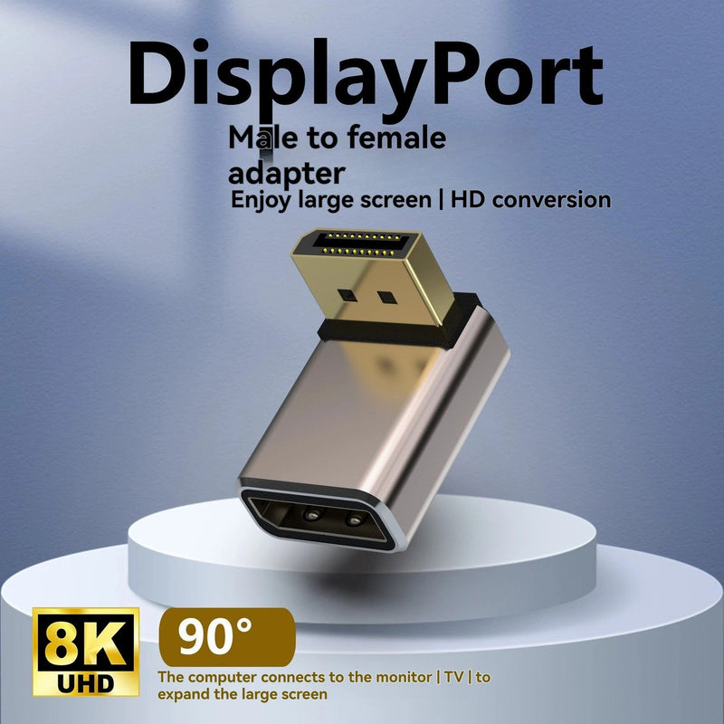 NÖRDIC Displayport adapter Male to Female 8K60Hz 4K60/144Hz