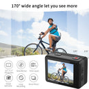 NÖRDIC Dual Screen Action Camera 4K30Hz WiFi 30m Waterproof 20MP 2.0" Display