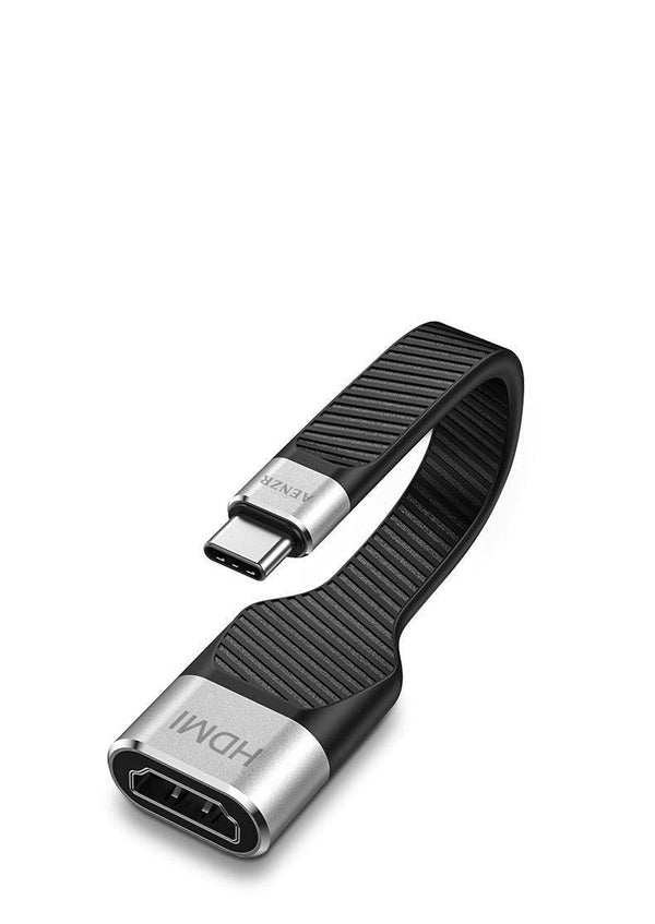 NÖRDIC Flat adapter USB-C till HDMI 4K60Hz 10cm