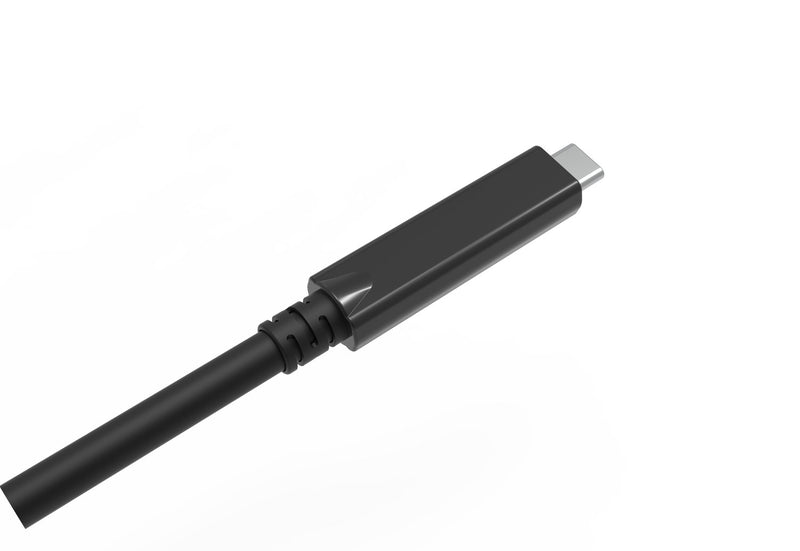 NÖRDIC aktiv AOC Fiber USB-C kabel 15m 10Gbps 4K + PD 60W, DP 4-Lane 2-Lane