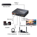 NÖRDIC HDMI 2.0 ARC 4K 60Hz HDR Extractor YUV4:4:4 HDMI input till HDMI, SPDIF, R/L och AUX output ARC Konvertare