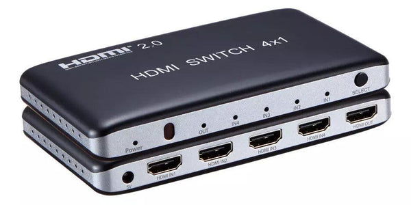 NÖRDIC HDMI 2.0 switch 4 till 1 4K 60Hz 3D UHD HDCP 2.2