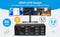 NÖRDIC HDMI 2.1 KVM-switch 2 datorer 3 skärmar 8K60Hz 4K144Hz Trippel skärm 4 USB 3.0 för 2 PC dela 3 skärmar